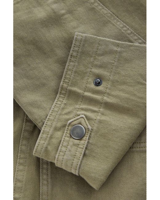 Next Green Cargojacke Baumwolljacke im Utility-Stil (1-St)