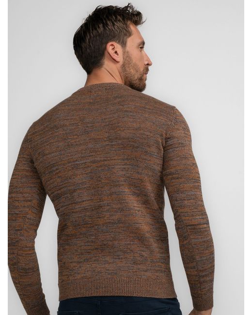 Petrol Industries Strickpullover Teller in Brown für Herren