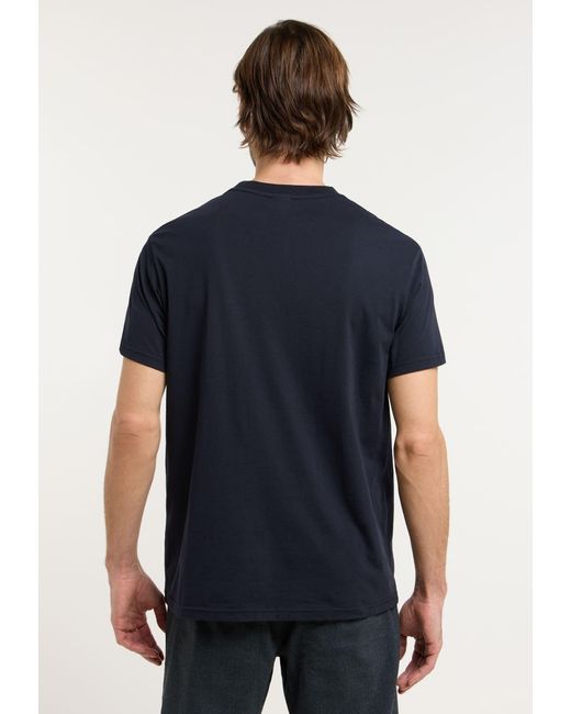 Ragwear T-Shirt MELDAR (Packung, 1-tlg) Nachhaltige & Vegane Mode in Blue für Herren