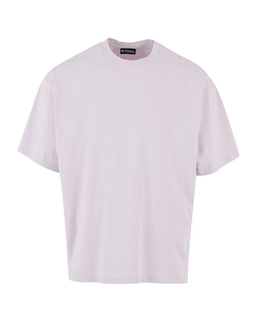 2Y Studios T-Shirt Basic Oversize Tee (1-tlg) in Pink für Herren