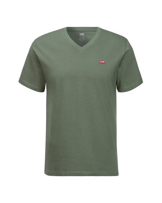Levi's Levi's® V-Shirt LE ORIGINAL HM VNECK mit Logostickerei in Green für Herren