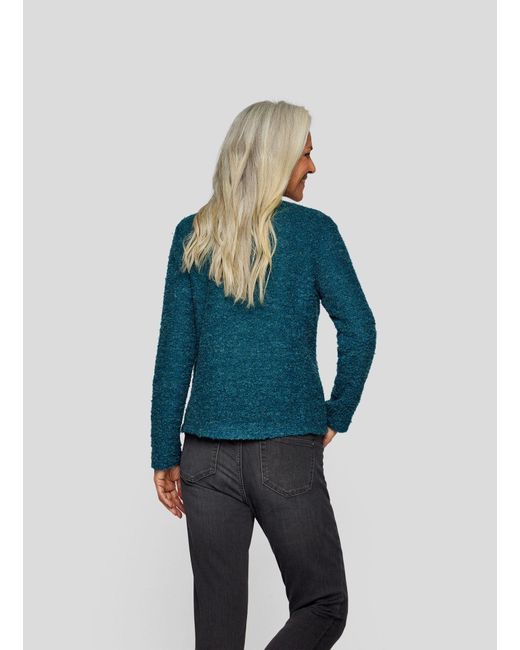 Rabe Blue Strickjacke Blazerjacke mit Knöpfen