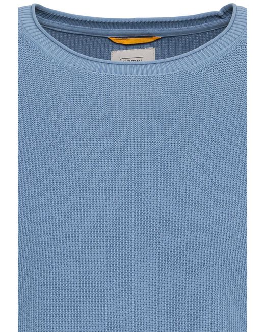 Camel Active Rundhalspullover in Blue für Herren