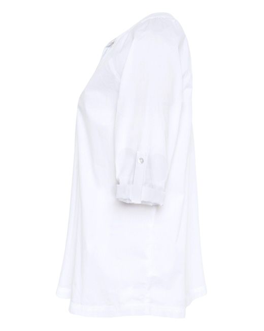 Polo Sylt White Hemdbluse im Tunika-Stil