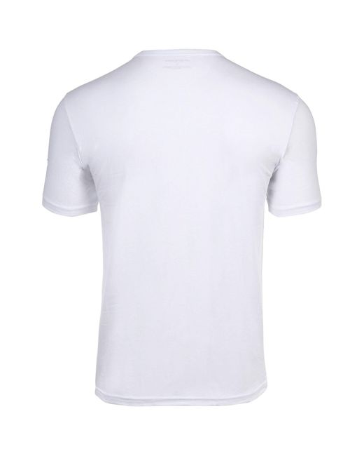 Emporio Armani T-Shirt Baumwolle CORE LOGOBAND (Packung, 2er Pack) in White für Herren