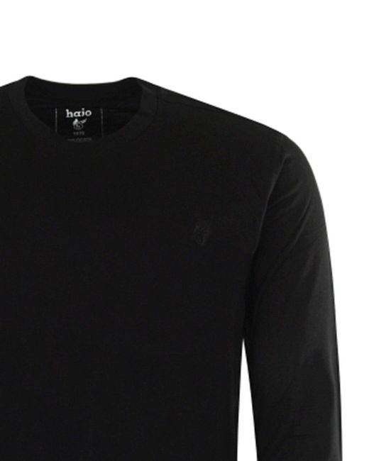 Hajo Strickpullover Langarmshirt mit Rundhals in Red für Herren