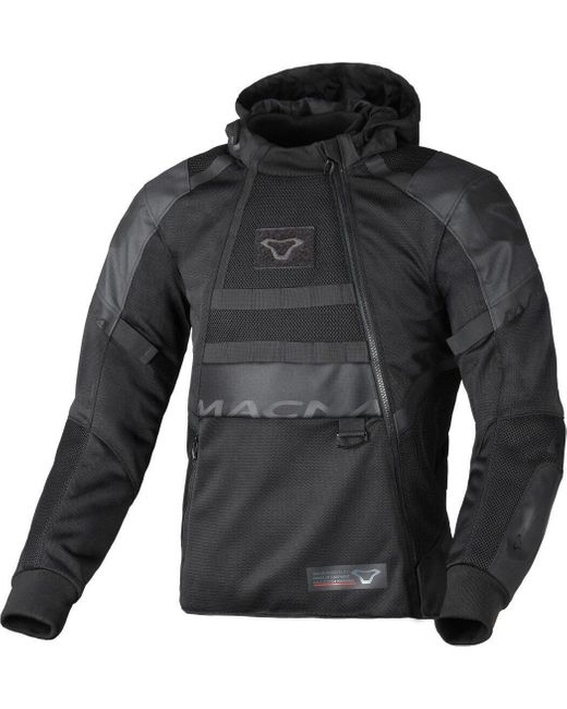 Macna Motorradjacke Rebelite Motorrad Textiljacke herausnehmbares Innenfutter in Gray für Herren