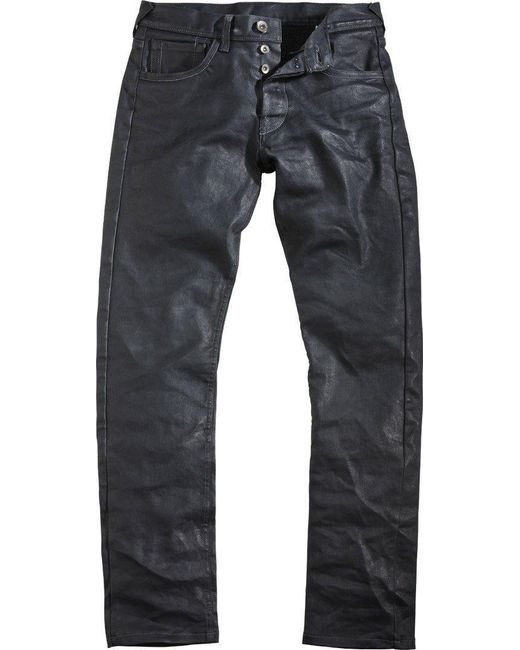 Rokker Motorradhose tech Black Motorrad Textilhose in Blue für Herren