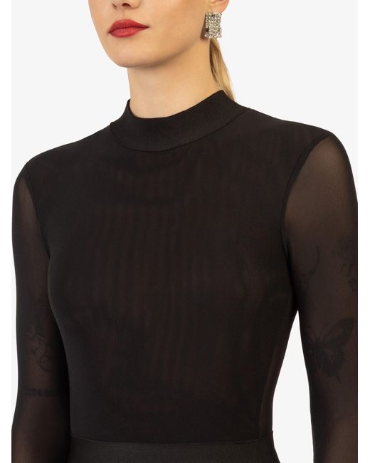 Kraimod Black Abendkleid mit Rundhalsausschnitt