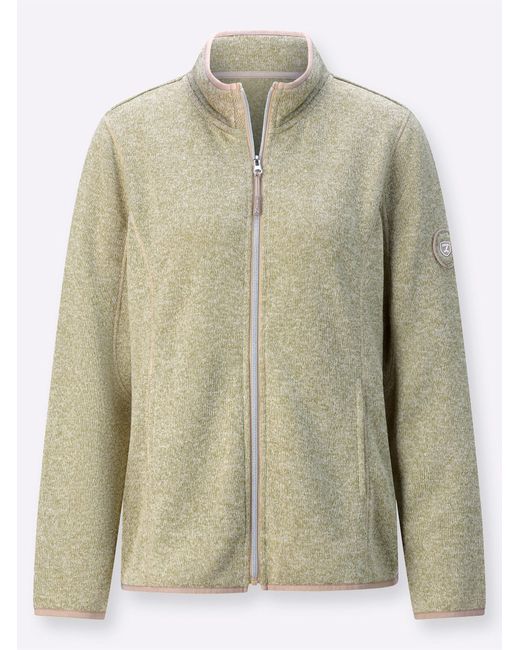WITT Natural Fleecejacke Strickfleece-Jacke