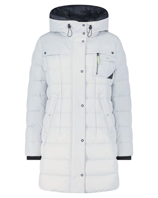 AMBER & JUNE White Anorak Winterjacke