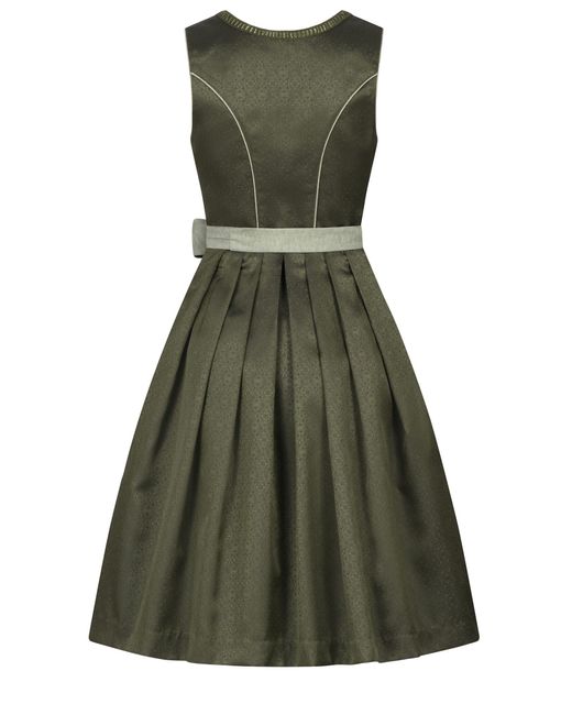 Nübler Green Ü Trachtenkleid Midi Dirndl Ginger in Grü von