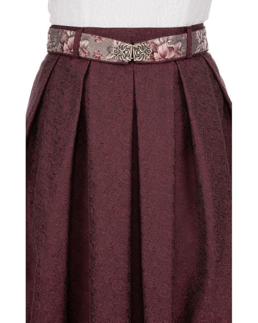 Marjo Purple Trachtenrock GISELE