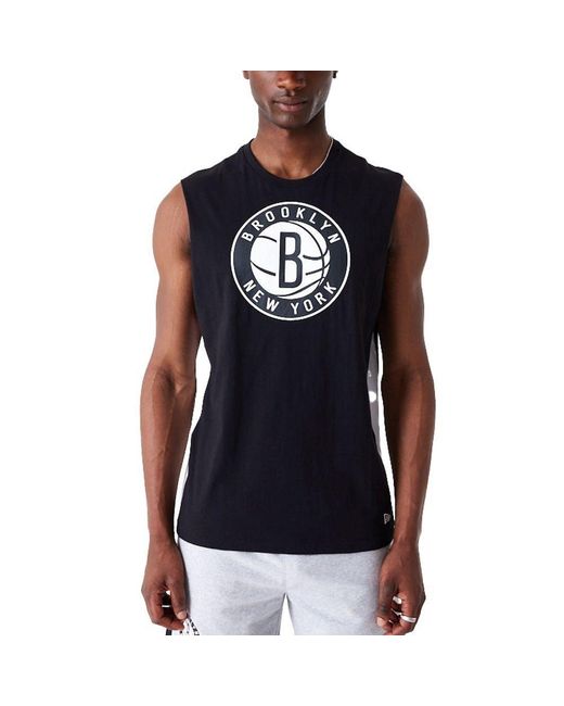 KTZ Muskelshirt NBA Brooklyn Nets in Black für Herren
