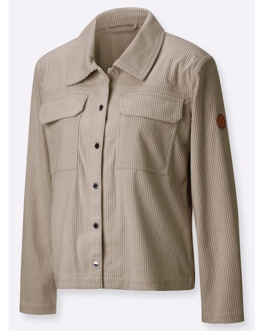 WITT Natural Blusenblazer Cordjacke