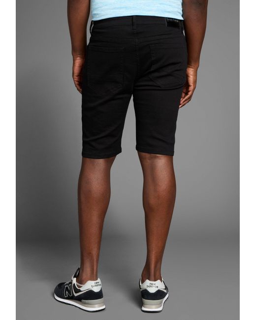 Bruno Banani Jeansshorts Hutch-Shorts niedrige Leibhöhe in Black für Herren