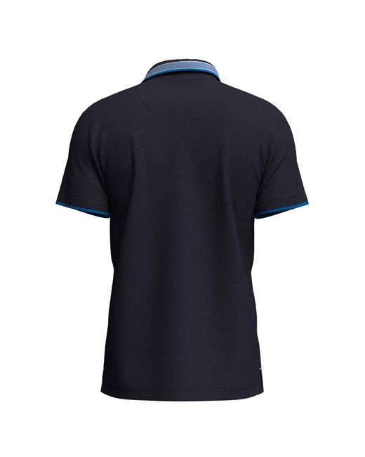 Fynch-Hatton Poloshirt Polo, contrast tipping in Black für Herren