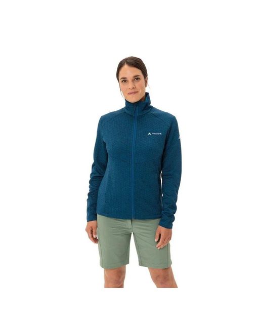 Vaude Blue Fleecejacke Wo Skomer Hiking SC Jacket