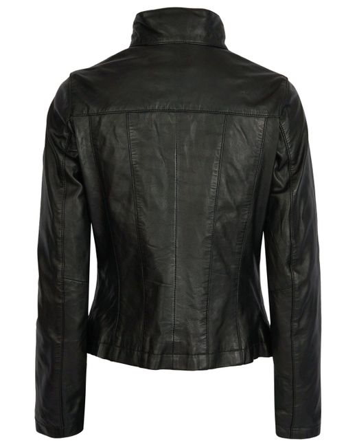 Bugatti Gray Lederjacke BULady-140 (1-St) aus hochwertigem Leder