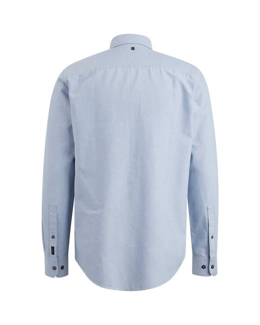 PME LEGEND Langarmhemd Long Sleeve Shirt Plain Ctn Oxford in Blue für Herren