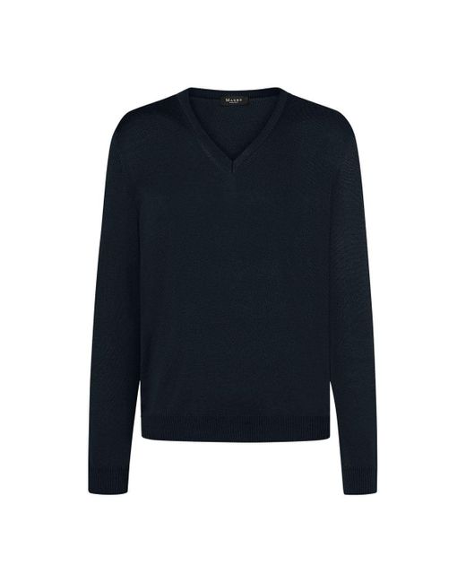 Maerz Strickpullover 490400 in Blue für Herren