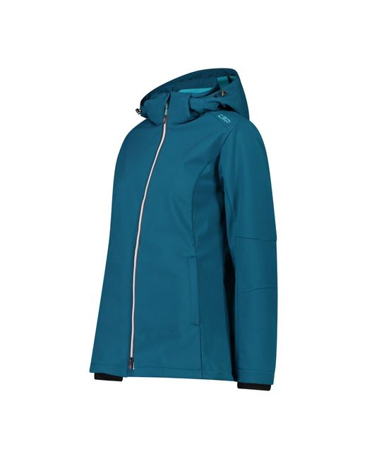CMP Blue Softshelljacke Softshell Jacke Zip Hood 3A22226
