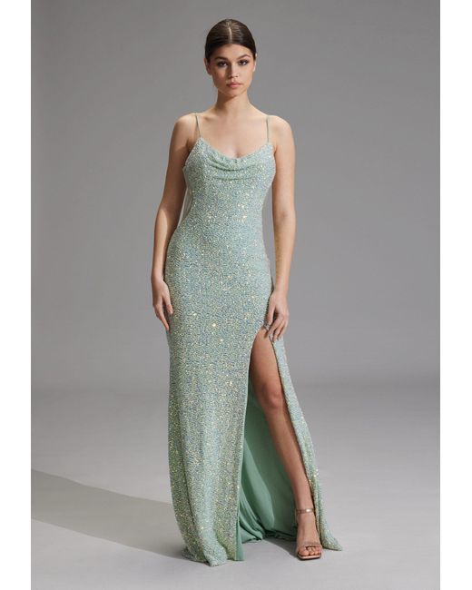 hey kyla Gray Abendkleid