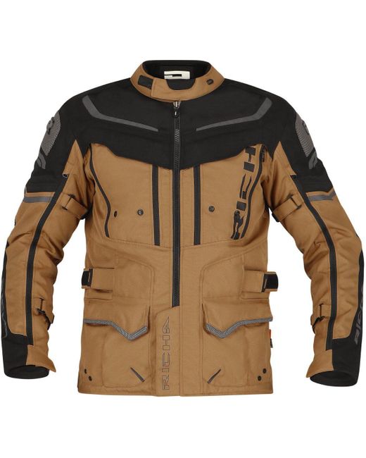Richa Motorradjacke Infinity 2 Adventure wasserdichte Motorrad Textiljacke in Green für Herren