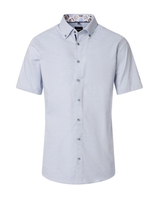 Venti Businesshemd Kurzarm uni in Blue für Herren