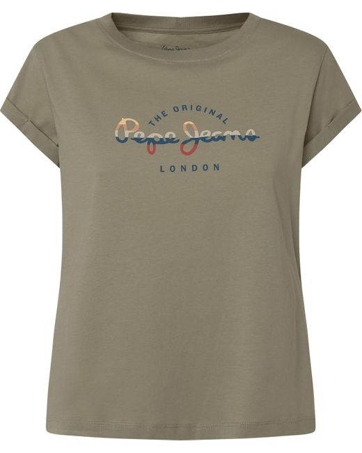 Pepe Jeans Green T-Shirt EVETTE