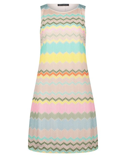 Betty Barclay Multicolor Midikleid Kleid Kurz ohne Arm