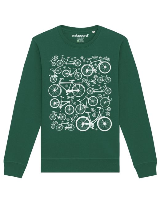 wat? Apparel Wat? Apparel Sweatshirt Fahrräder in Green für Herren
