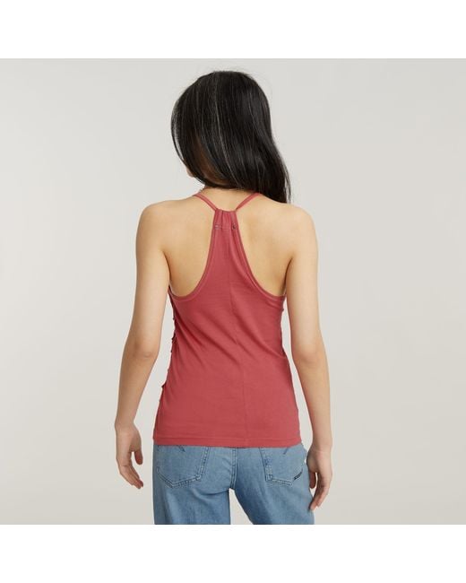 G-Star Blusentop Gathered slim tank top wmn
