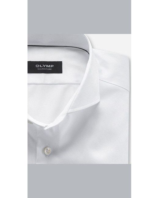 Olymp Langarmhemd 8518/84 Hemden in White für Herren