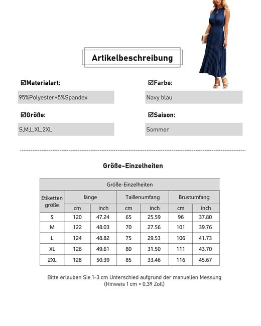 PYL A-Linien-Kleid Sommer Midi Plisseekleid mit Gürtel 36-44Größe in Weiß |  Lyst DE
