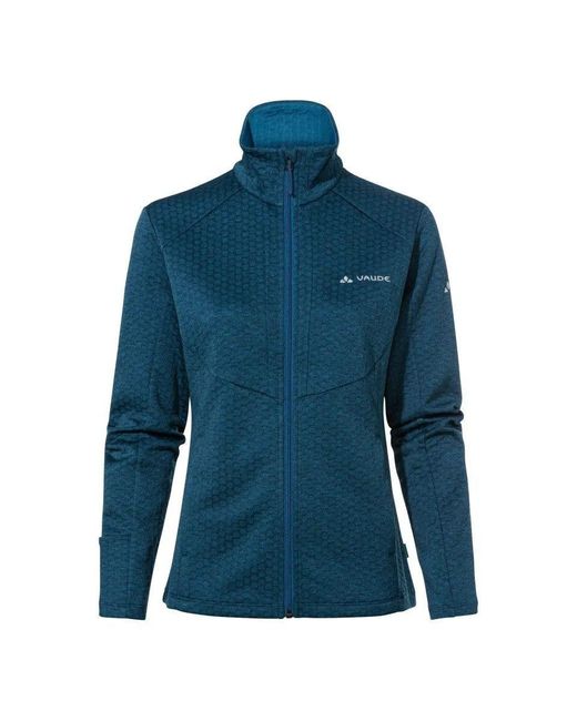 Vaude Blue Fleecejacke Wo Skomer Hiking SC Jacket