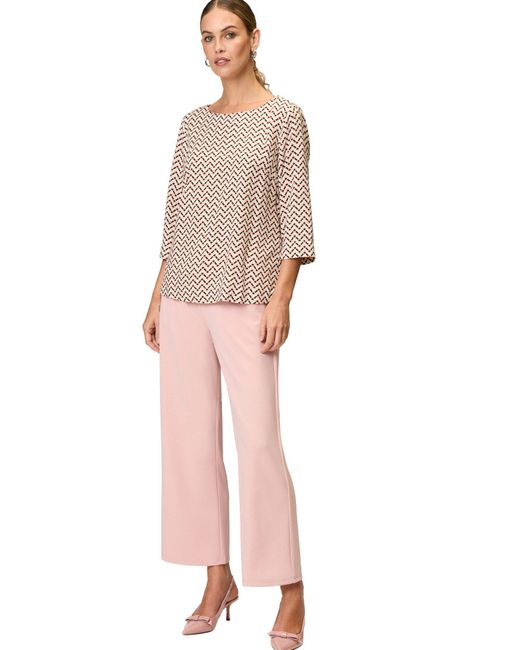Zero Natural Klassische Bluse mit grafischem Druck