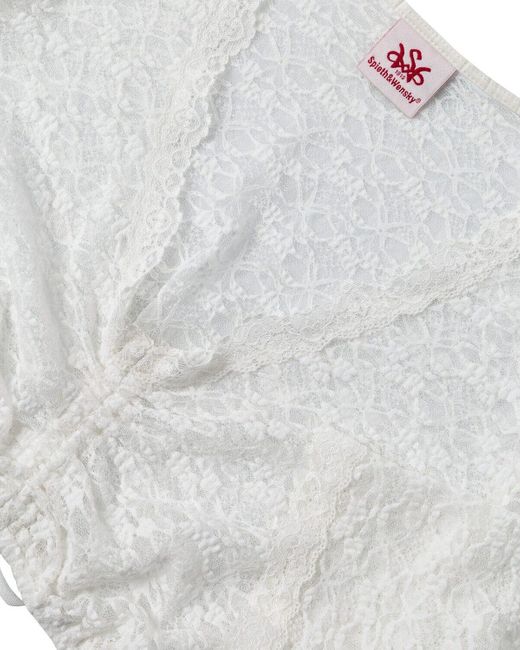 Spieth & Wensky White Dirndlbluse Dirndbluse Flash