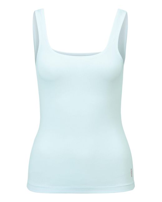 HUGO Pink Tanktop TWIN VEST (Packung, 2er-Pack) mit vertikalem Logoprint