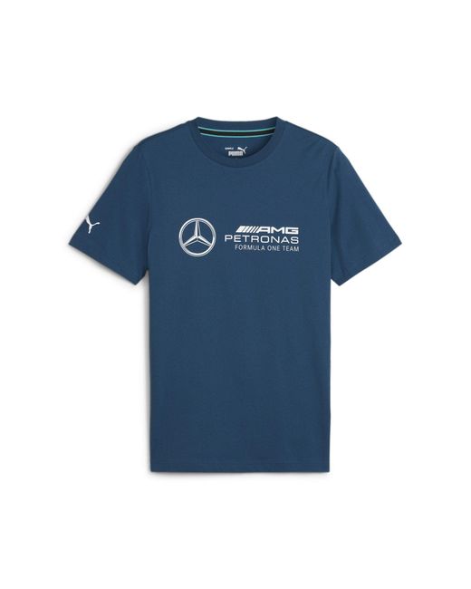 PUMA Mercedes-AMG Petronas Motorsport ESS T-Shirt mit Logo in Blue für Herren