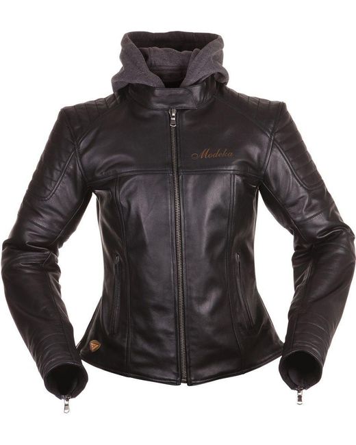 Modeka Black Motorradjacke Jacke Edda Lady