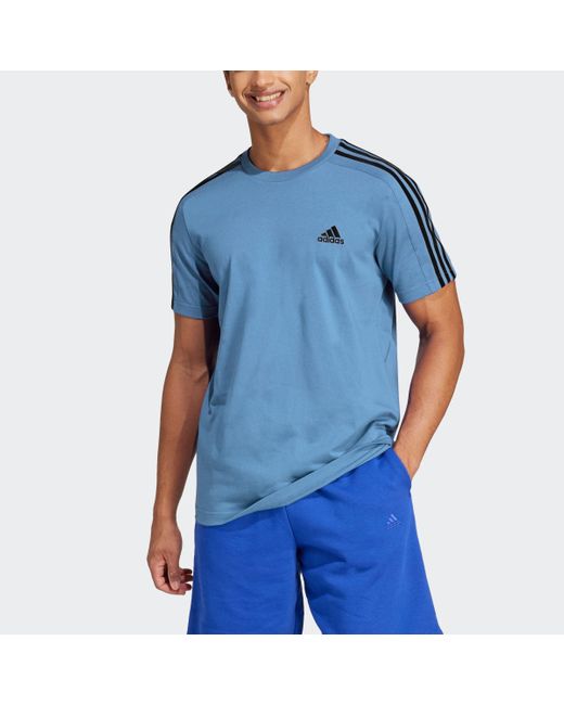 Adidas Shirt M 3S SJ T in Blue für Herren