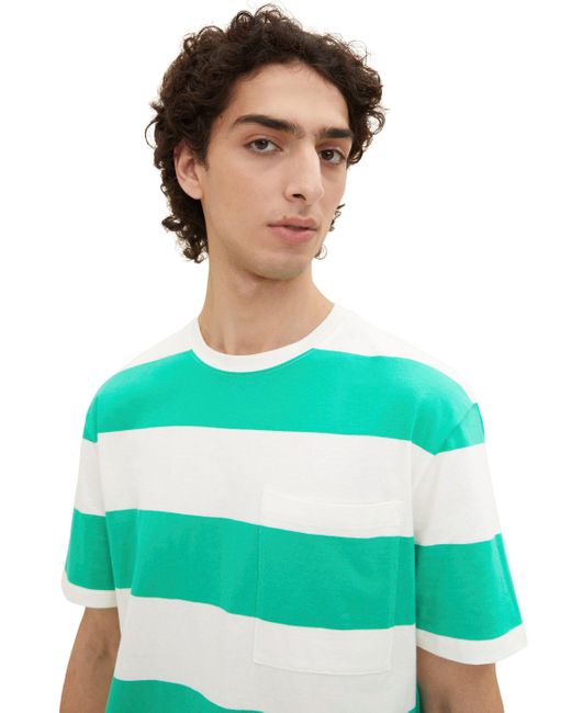 Tom Tailor T-Shirt in Green für Herren