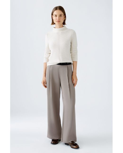 Ouí White Strickpullover Pullover