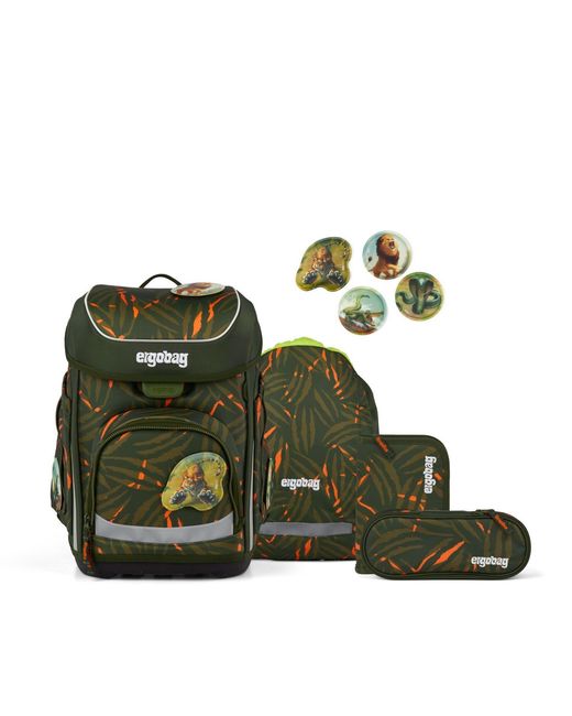 ergobag Green Schulranzen-Set CUBO ExBärdition