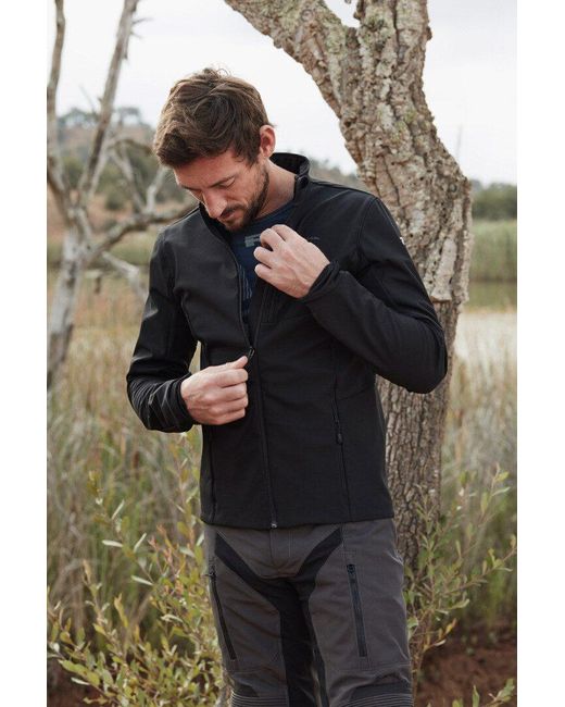 Richa Allwetterjacke Tibet Midlayer Textiljacke in Black für Herren