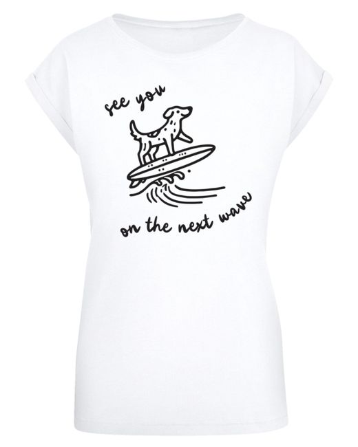 F4NT4STIC White Shirt See You On The Next Wave Premium Qualität