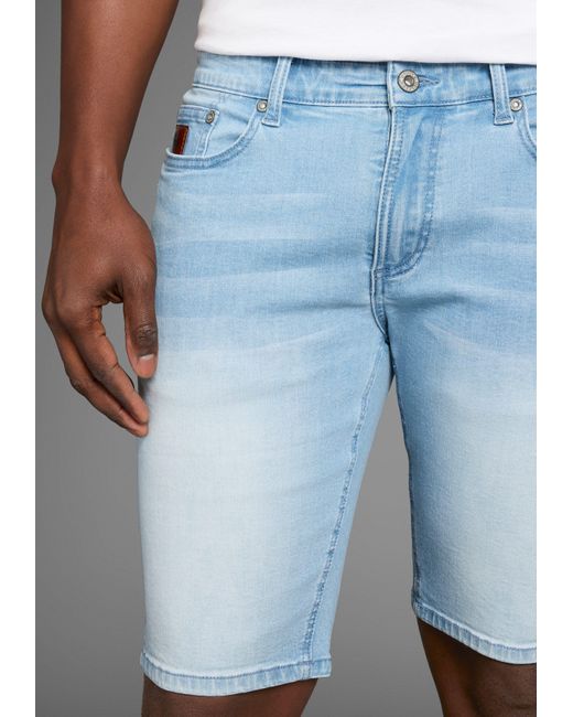 Bruno Banani Jeansshorts Hutch-Shorts niedrige Leibhöhe in Blue für Herren