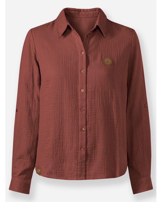 WITT Red Klassische Bluse Baumwollbluse
