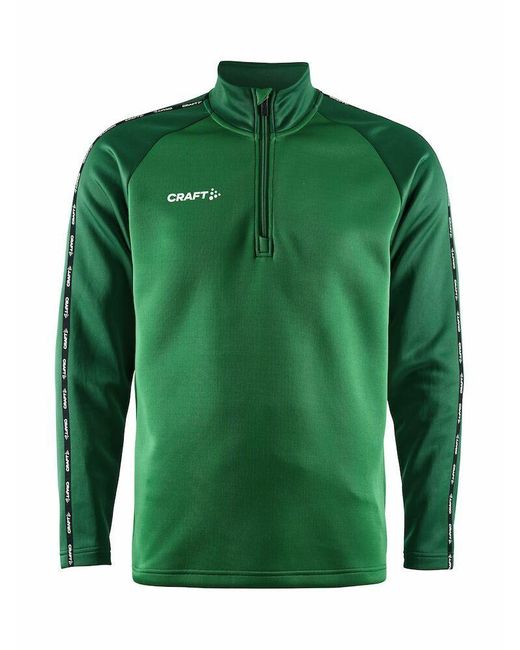 C.r.a.f.t Sweatshirt Squad 2.0 Half Zip M in Green für Herren